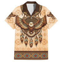 Eagle Native American Hawaiian Shirt Tribal Feather Dreamcatcher Boho Style