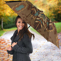 Bear Native American Umbrella Tribal Feather Dreamcatcher Boho Style