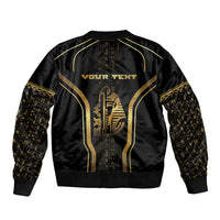 Personalized Egypt Was Sceptre Bomber Jacket Gold Pharaoh Patterns
