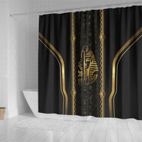 Egypt Was Sceptre Shower Curtain Gold Pharaoh Patterns