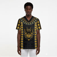 Egypt The Scarab Beetle Scrub Top Winged Solar Amulet Symbol