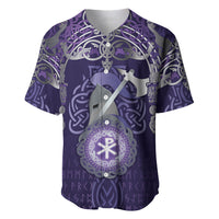 Vikings The Varangian Guard Baseball Jersey Ancient Chi Rho Symbols