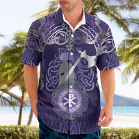 Vikings The Varangian Guard Hawaiian Shirt Ancient Chi Rho Symbols
