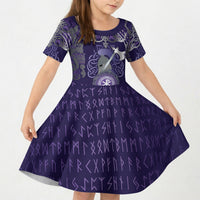 Vikings The Varangian Guard Kid Short Sleeve Dress Ancient Chi Rho Symbols
