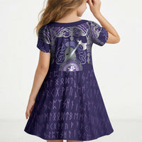 Vikings The Varangian Guard Kid Short Sleeve Dress Ancient Chi Rho Symbols