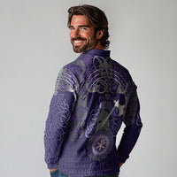 Vikings The Varangian Guard Long Sleeve Polo Shirt Ancient Chi Rho Symbols