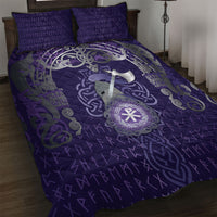 Vikings The Varangian Guard Quilt Bed Set Ancient Chi Rho Symbols