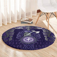 Vikings The Varangian Guard Round Carpet Ancient Chi Rho Symbols