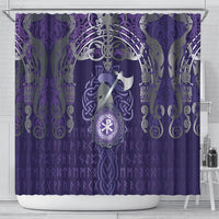 Vikings The Varangian Guard Shower Curtain Ancient Chi Rho Symbols
