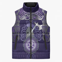 Vikings The Varangian Guard Sleeveless Puffer Jacket Ancient Chi Rho Symbols