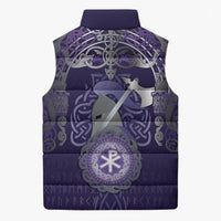 Vikings The Varangian Guard Sleeveless Puffer Jacket Ancient Chi Rho Symbols