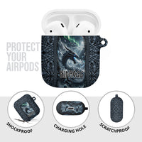Dark Vikings AirPods Case Norse Dragon Nidhogg