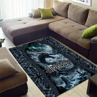 Dark Vikings Area Rug Norse Dragon Nidhogg