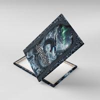 Dark Vikings Canvas Wall Art Norse Dragon Nidhogg