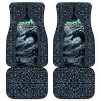 Dark Vikings Car Mats Norse Dragon Nidhogg
