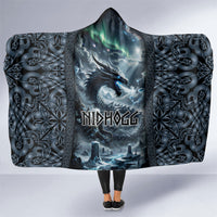 Dark Vikings Hooded Blanket Norse Dragon Nidhogg
