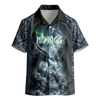 Dark Vikings Kid Hawaiian Shirt Norse Dragon Nidhogg