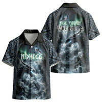 Dark Vikings Kid Hawaiian Shirt Norse Dragon Nidhogg DT05