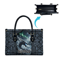Dark Vikings Leather Bag Norse Dragon Nidhogg
