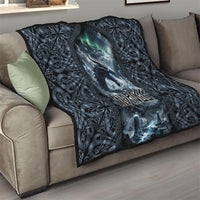 Dark Vikings Quilt Norse Dragon Nidhogg