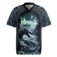 Dark Vikings Rugby Jersey Norse Dragon Nidhogg