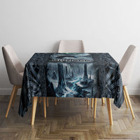 Dark Vikings Tablecloth Norse Dragon Nidhogg
