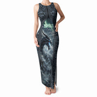 Dark Vikings Tank Maxi Dress Norse Dragon Nidhogg