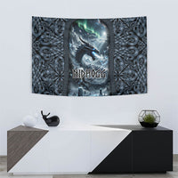 Dark Vikings Tapestry Norse Dragon Nidhogg