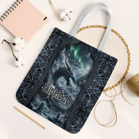 Dark Vikings Tote Bag Norse Dragon Nidhogg