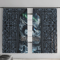 Dark Vikings Window Curtain Norse Dragon Nidhogg