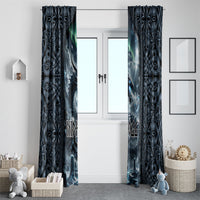 Dark Vikings Window Curtain Norse Dragon Nidhogg