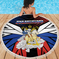 Russia Beach Blanket Symbol Saint George Slaying The Dragon - Wonder Print Shop