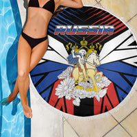 Russia Beach Blanket Symbol Saint George Slaying The Dragon - Wonder Print Shop