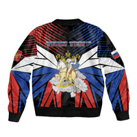 Personalized Russia Bomber Jacket Symbol Saint George Slaying The Dragon - Wonder Print Shop