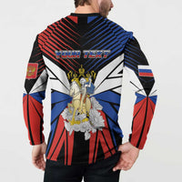 Personalized Russia Button Sweatshirt Symbol Saint George Slaying The Dragon - Wonder Print Shop