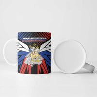 Personalized Russia Ceramic Mug Symbol Saint George Slaying The Dragon - Wonder Print Shop