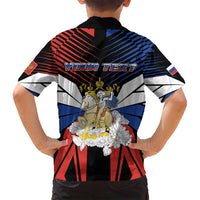 Personalized Russia Family Matching Puletasi and Hawaiian Shirt Symbol Saint George Slaying The Dragon - Wonder Print Shop