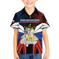 Personalized Russia Family Matching Tank Maxi Dress and Hawaiian Shirt Symbol Saint George Slaying The Dragon - Wonder Print Shop