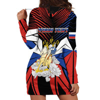 Personalized Russia Hoodie Dress Symbol Saint George Slaying The Dragon - Wonder Print Shop