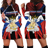 Personalized Russia Hoodie Dress Symbol Saint George Slaying The Dragon - Wonder Print Shop