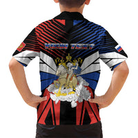 Personalized Russia Kid Hawaiian Shirt Symbol Saint George Slaying The Dragon - Wonder Print Shop