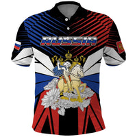 Personalized Russia Polo Shirt Symbol Saint George Slaying The Dragon - Wonder Print Shop