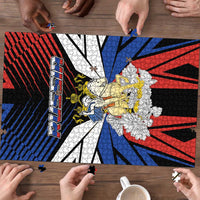 Russia Puzzle Symbol Saint George Slaying The Dragon - Wonder Print Shop