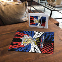 Russia Puzzle Symbol Saint George Slaying The Dragon - Wonder Print Shop