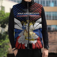 Personalized Russia Sleeveless Puffer Jacket Symbol Saint George Slaying The Dragon - Wonder Print Shop