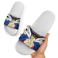 Russia Slide Sandals Symbol Saint George Slaying The Dragon - Wonder Print Shop