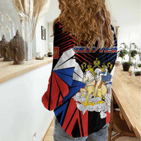 Personalized Russia Women Casual Shirt Symbol Saint George Slaying The Dragon - Wonder Print Shop