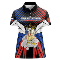 Personalized Russia Women Polo Shirt Symbol Saint George Slaying The Dragon - Wonder Print Shop