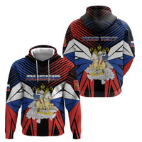 Personalized Russia Zip Hoodie Symbol Saint George Slaying The Dragon - Wonder Print Shop