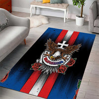 Slovakia Area Rug The Eagle Double Cross Symbol - Wonder Print Shop
